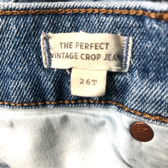 Madewell Vintage Crop Jeans sz 26T - Picture 11 of 16